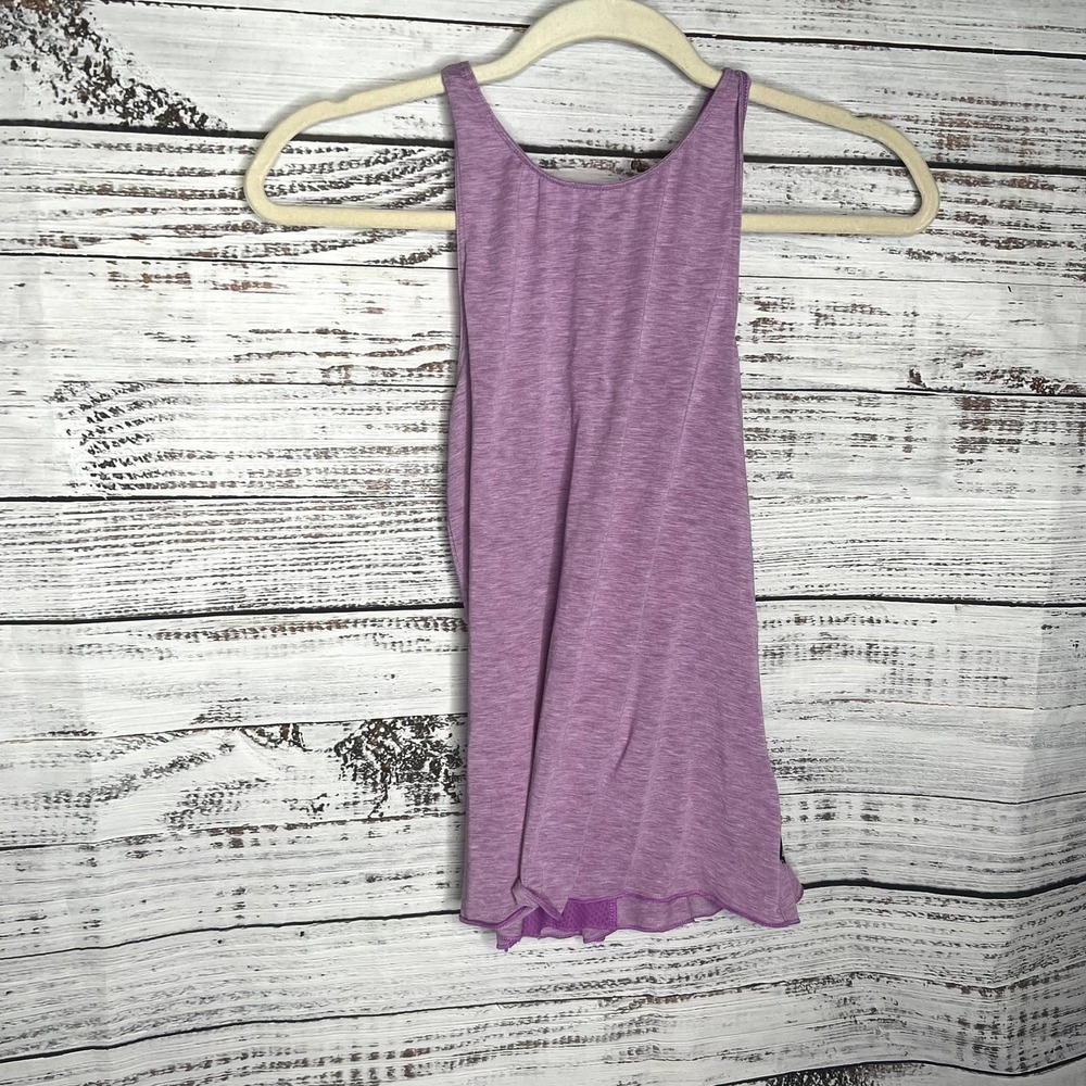 Patagonia Tank Top Purple Girls Criss Cross Back Shirt Girl's 10